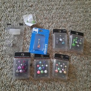 Belly Button Jewelry Piecing NEW (25 pieces)